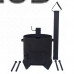 Печь с трубой под казан 16 литров Печь с трубой под казан 16 литров