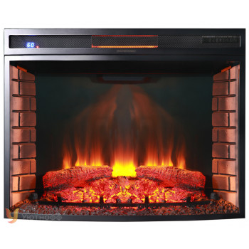 Электрокамин Panoramic 33 LED FX Quartz InterFlame (очаг Панорамик 06-33 Кварц)