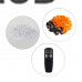 Линейный электроочаг Crystal 60 RF с разноцветным пламенем