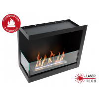 Биокамин встраиваемый Lux Fire 755 (левый угол)