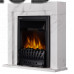 Электрокамин Симпл СТД белый мрамор с очагом Electrolux Classic EFP/P-1020LS